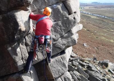 John Holden Club Chairman 50th anniversary first climb September 2020